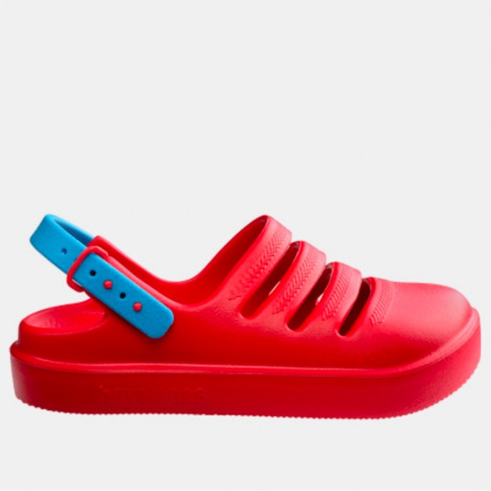 NEW HAVAIANAS Kids Clog RED SZ-13C/1Y/29-30 - Picture 2 of 15